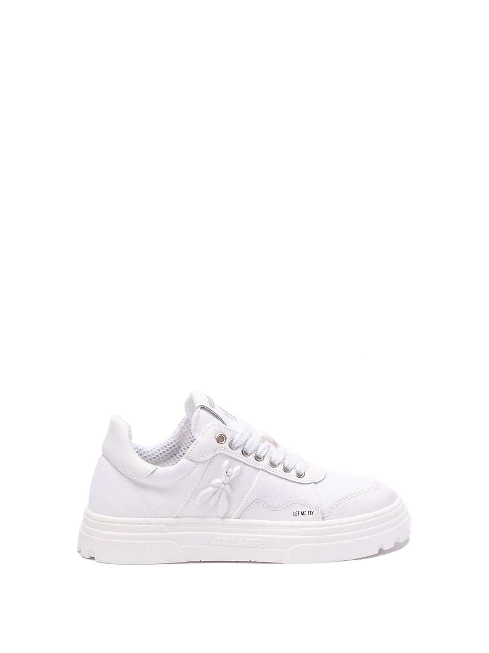 Shop Patrizia Pepe Sneakers In White