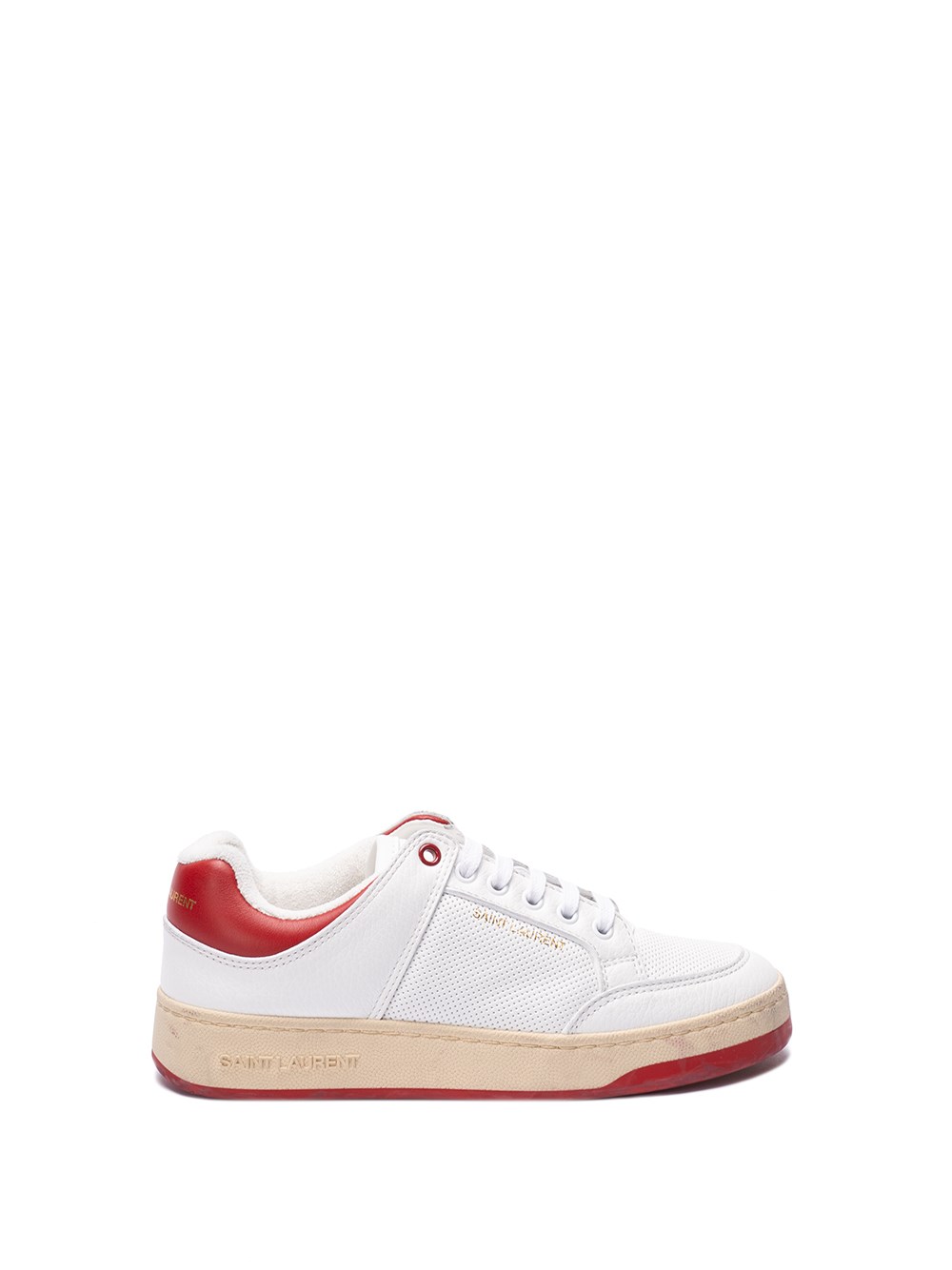Shop Saint Laurent `sl61` Low-top Sneakers In White