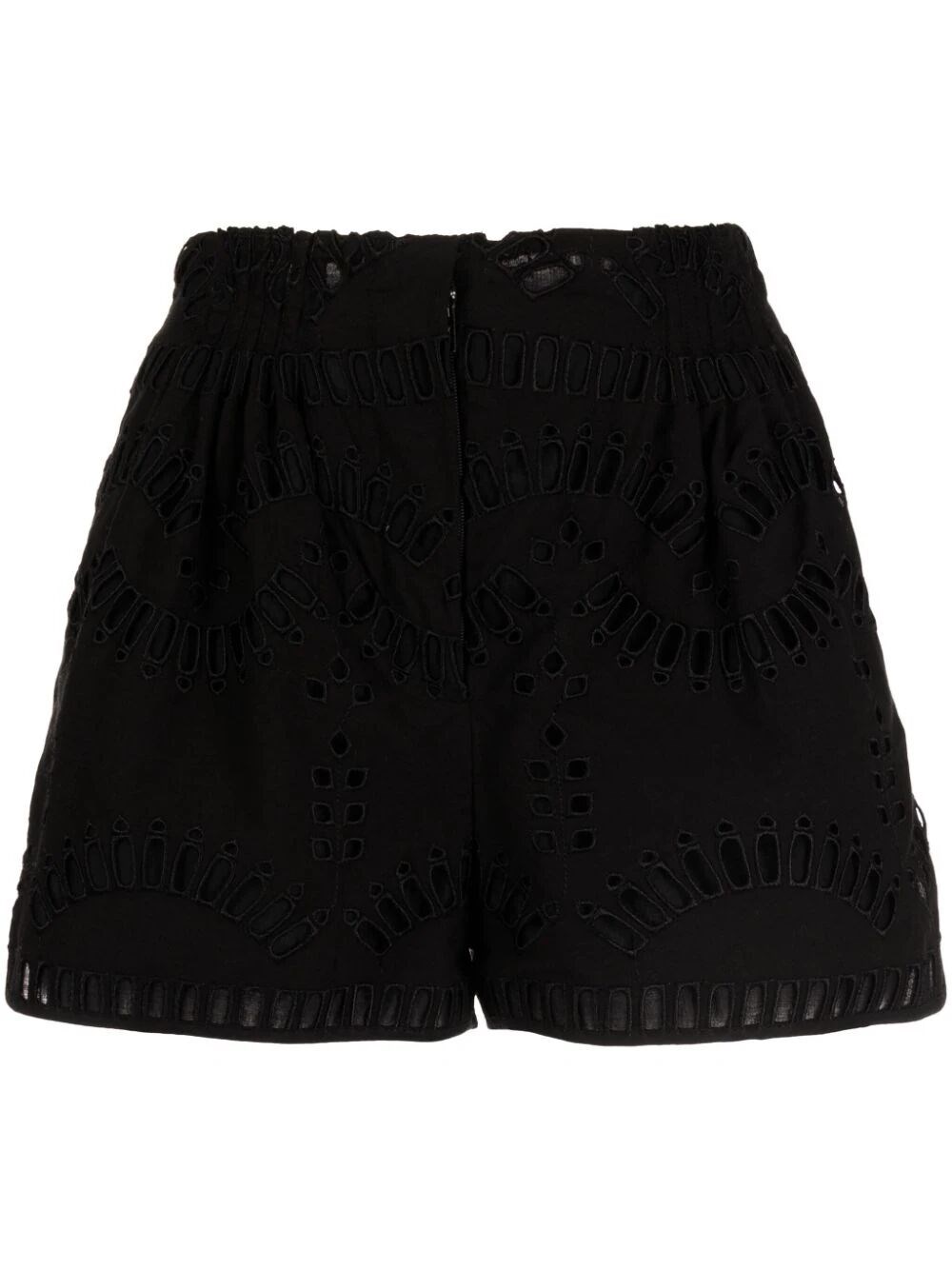 Shop Charo Ruiz `palok` Shorts In Black  
