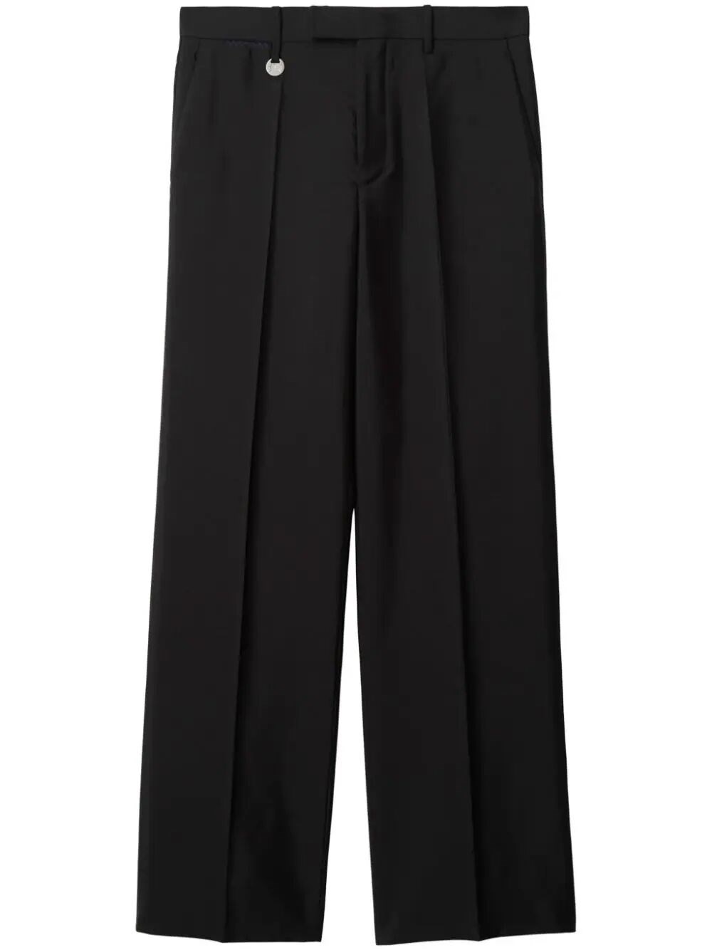 Shop Burberry Tailored Pants In Black  