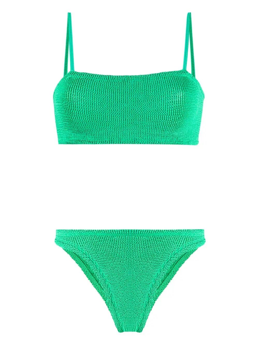 Shop Hunza G `gigi` Bikini In Green