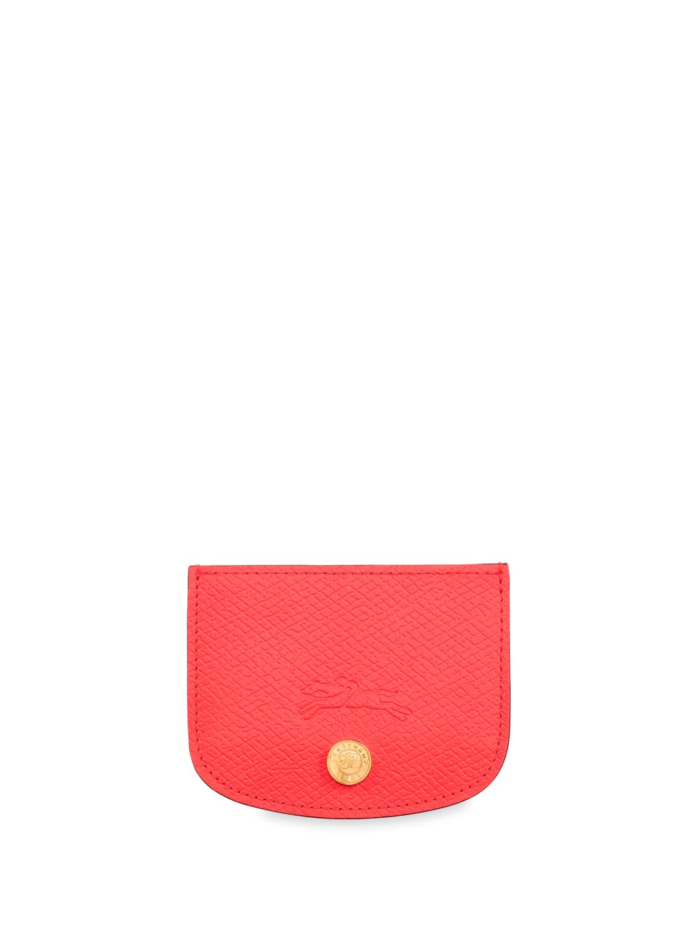 Shop Longchamp `epure` Card Holder In Red