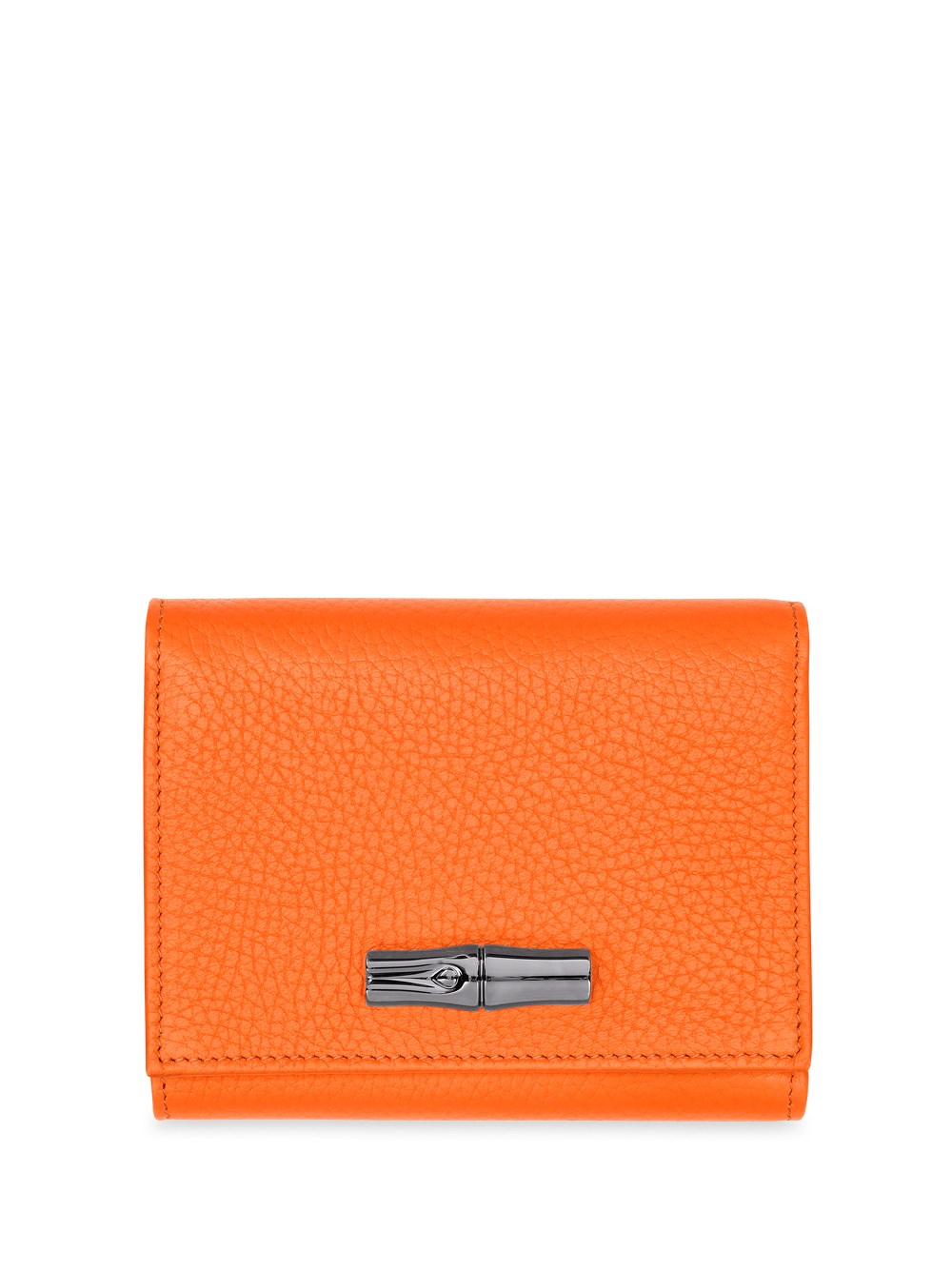 Shop Longchamp `roseau Essential` Wallet In Yellow