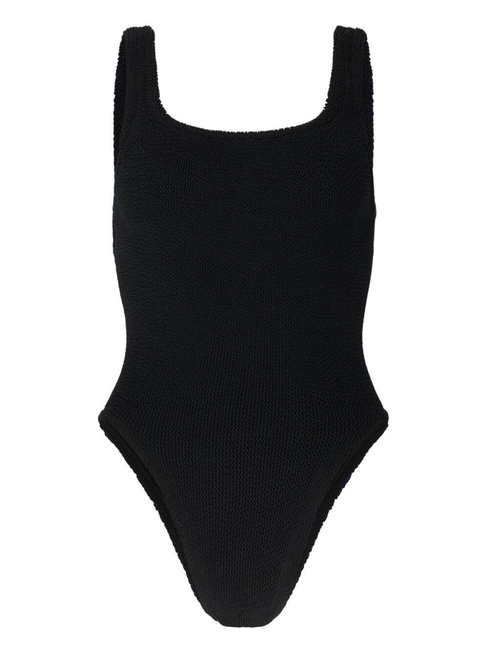 Shop Hunza G One-piece Swimsuit In Black  