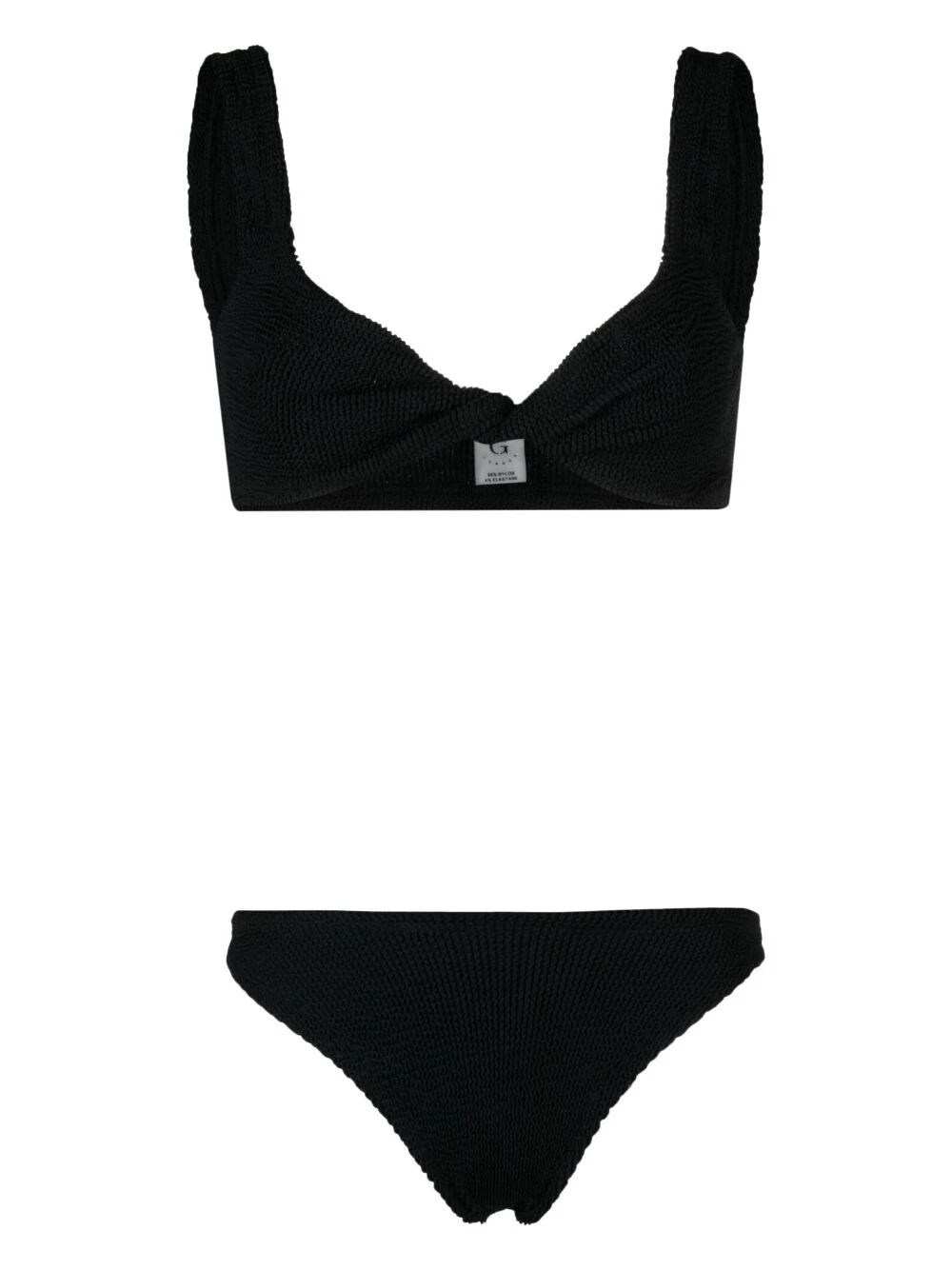 Shop Hunza G `juno` Bikini In Black  