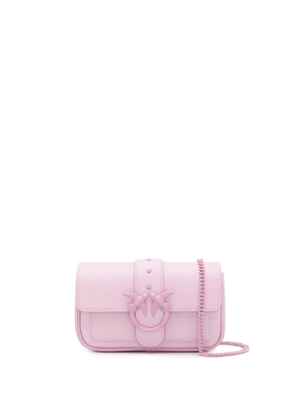 Shop Pinko `love One Pocket` Crossbody Bag In Pink