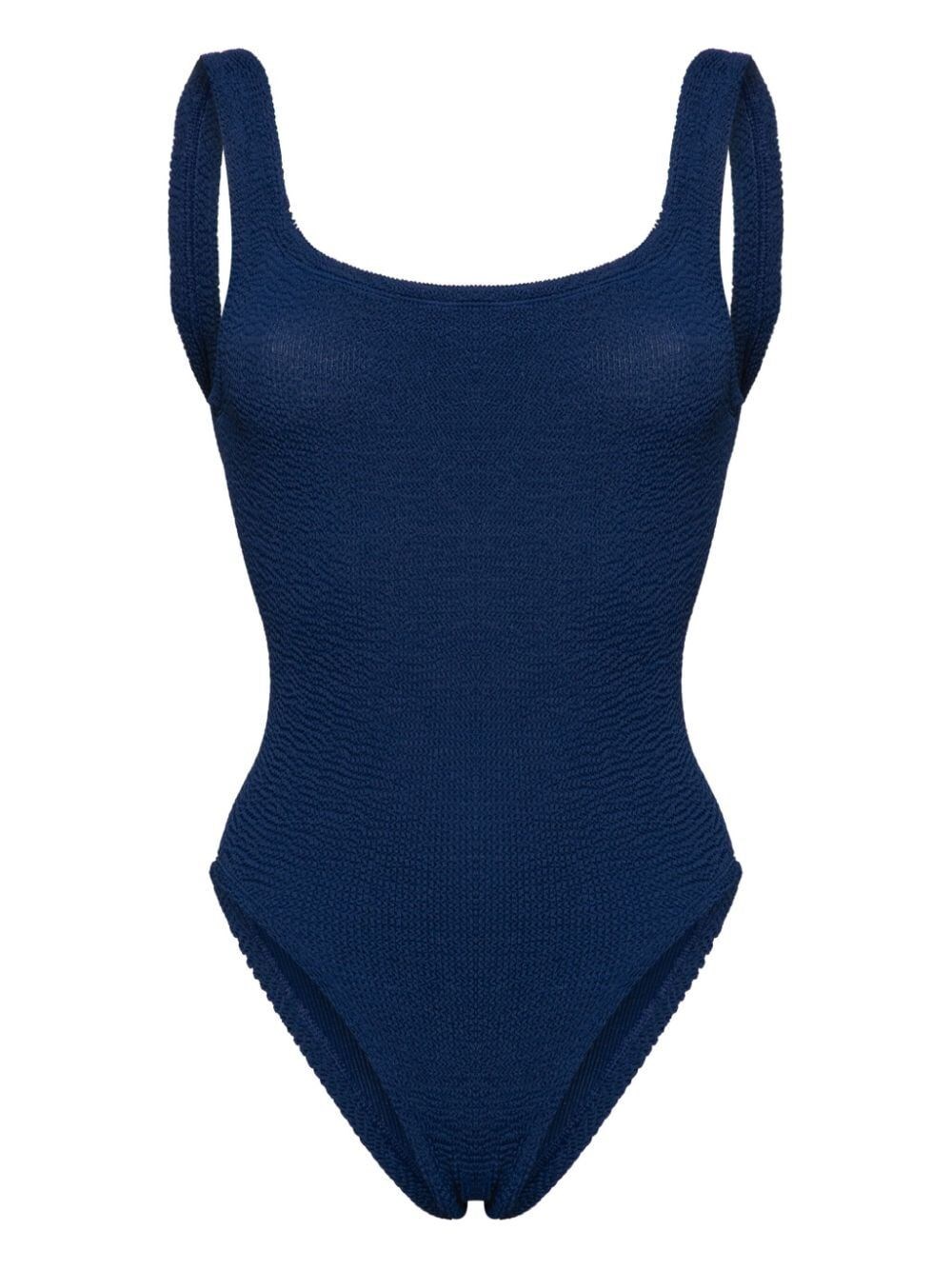 Hunza G One-piece Swimsuit In Blue