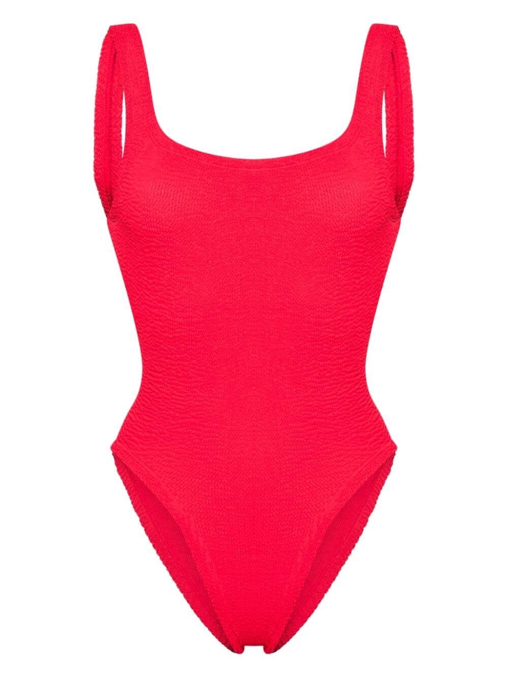 Hunza G One-piece Swimsuit In Red
