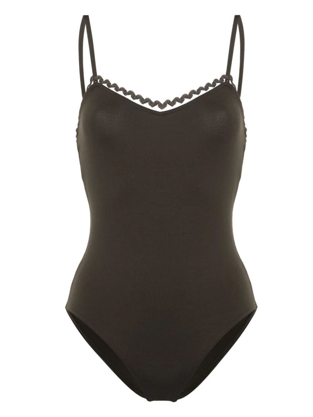 Shop Eres `fantasy` One-piece Swimsuit In Gray