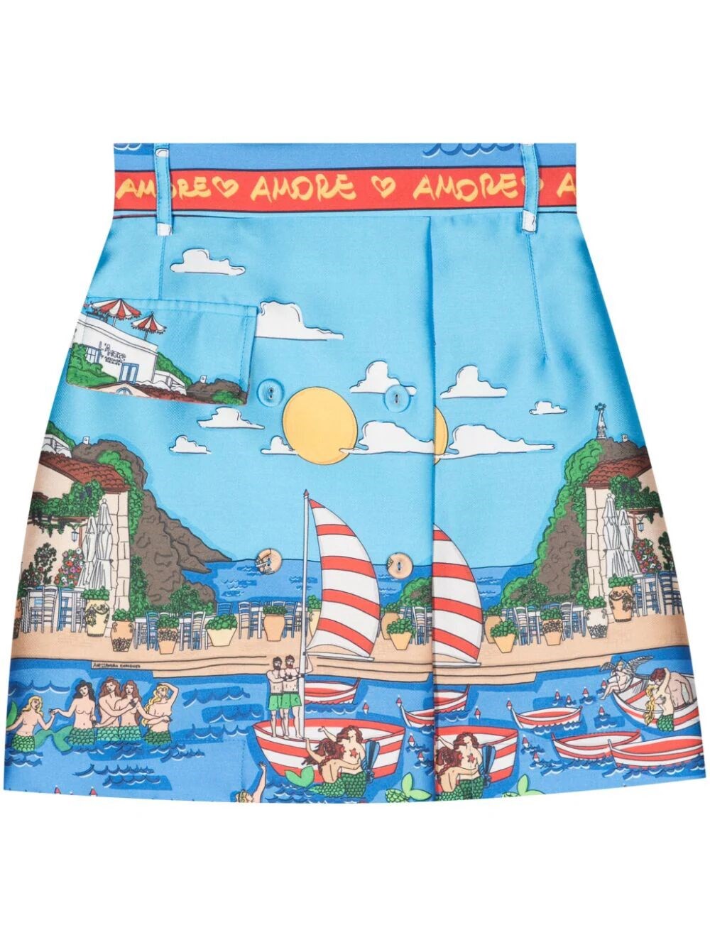 Shop Alessandro Enriquez Mini Skirt In Multi