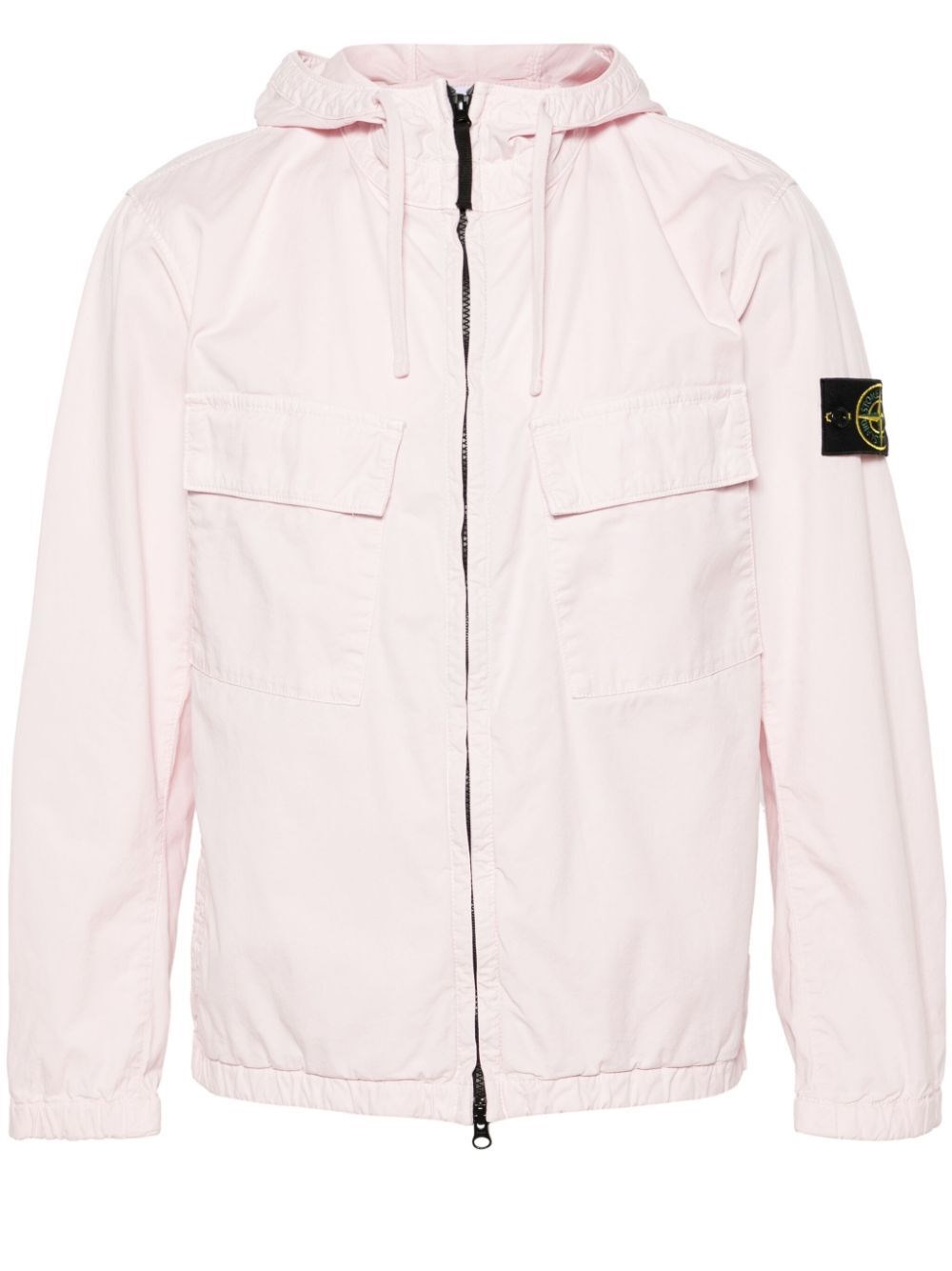Shop Stone Island Padded Jacket In Pink
