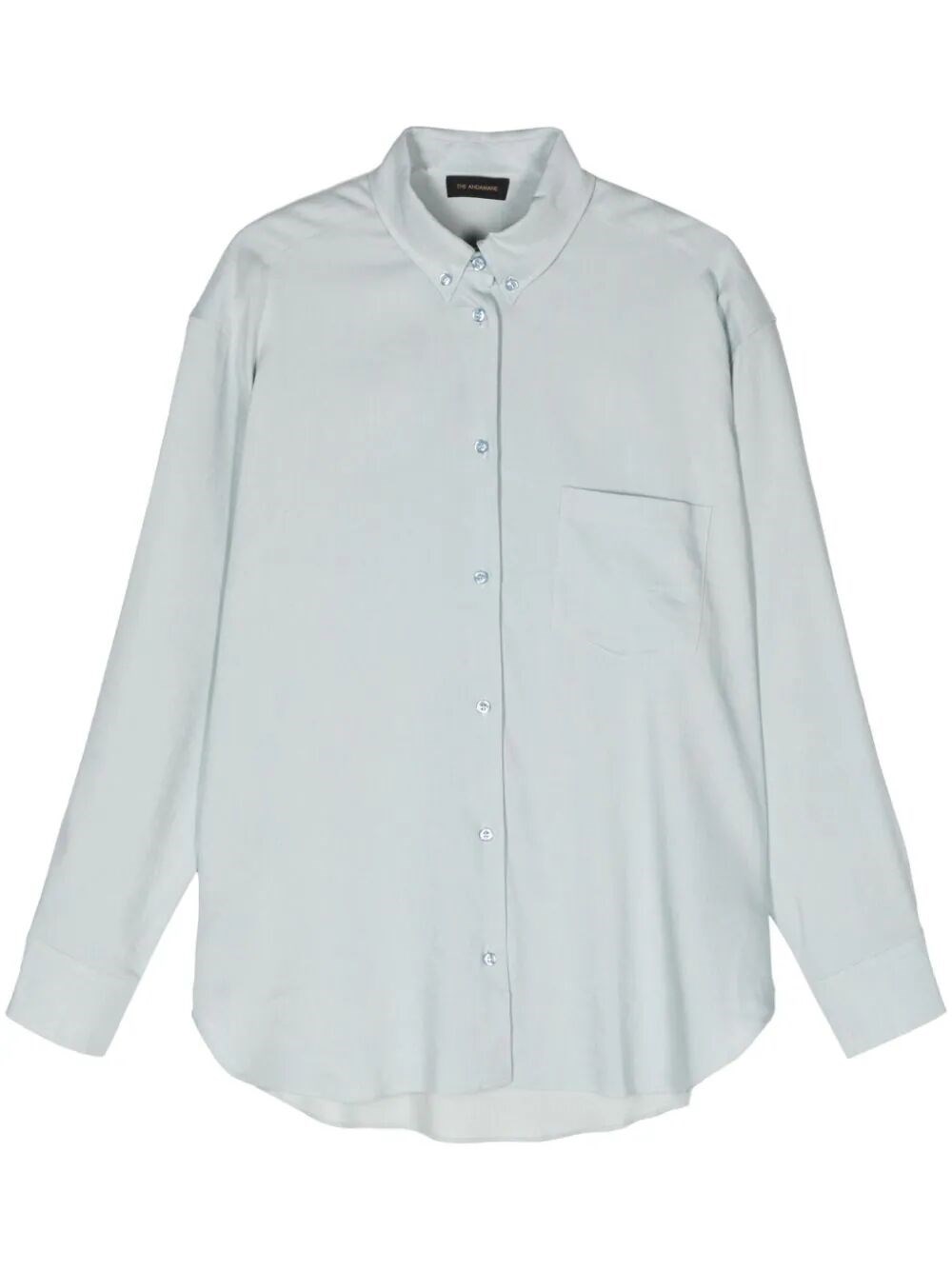 Shop The Andamane `robbie` Oversize Button-down Shirt In Blue