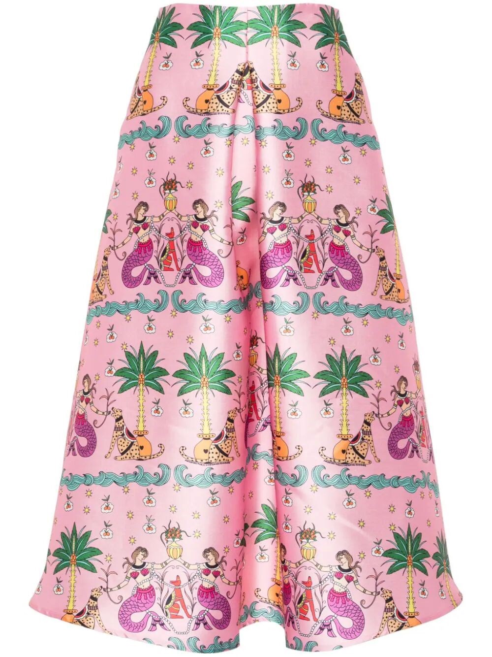 Shop Alessandro Enriquez Long Skirt In Multi
