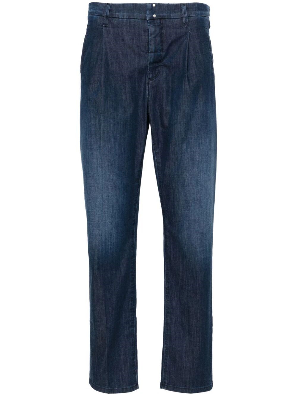 Shop Incotex `special Denim Str` Jeans In Blue