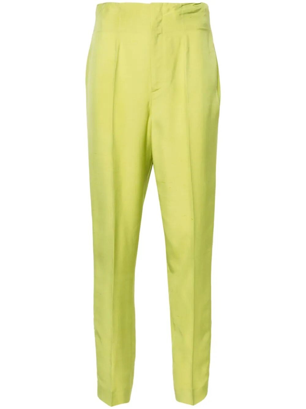 Shop Ralph Lauren `ramona` Ankle Pleated Pants In Green
