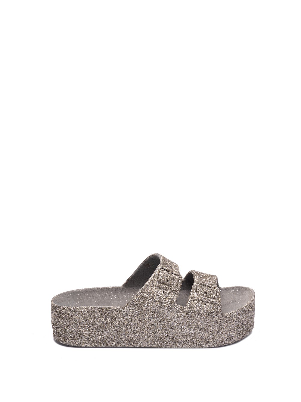 Shop Cacatoes Do Brasil Candy Scented And Sparkly Platform Sandals In Gray