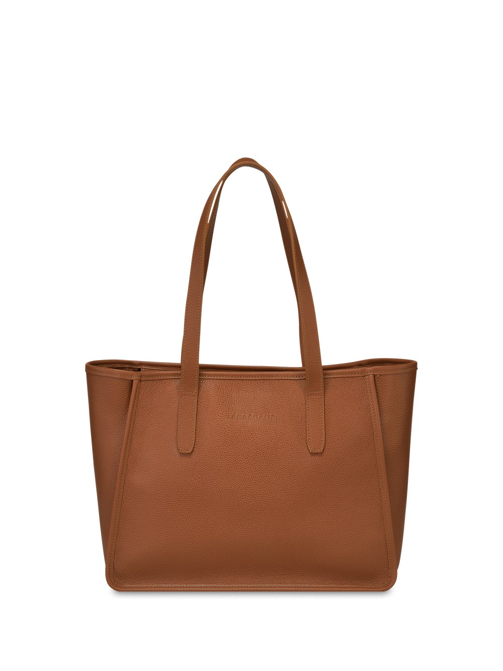 Shop Longchamp `le Foulonné` Large Tote Bag In Brown