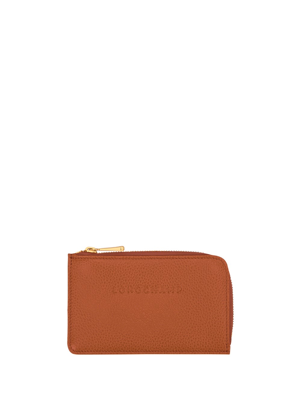 Shop Longchamp `le Foulonné` Card Holder In Brown