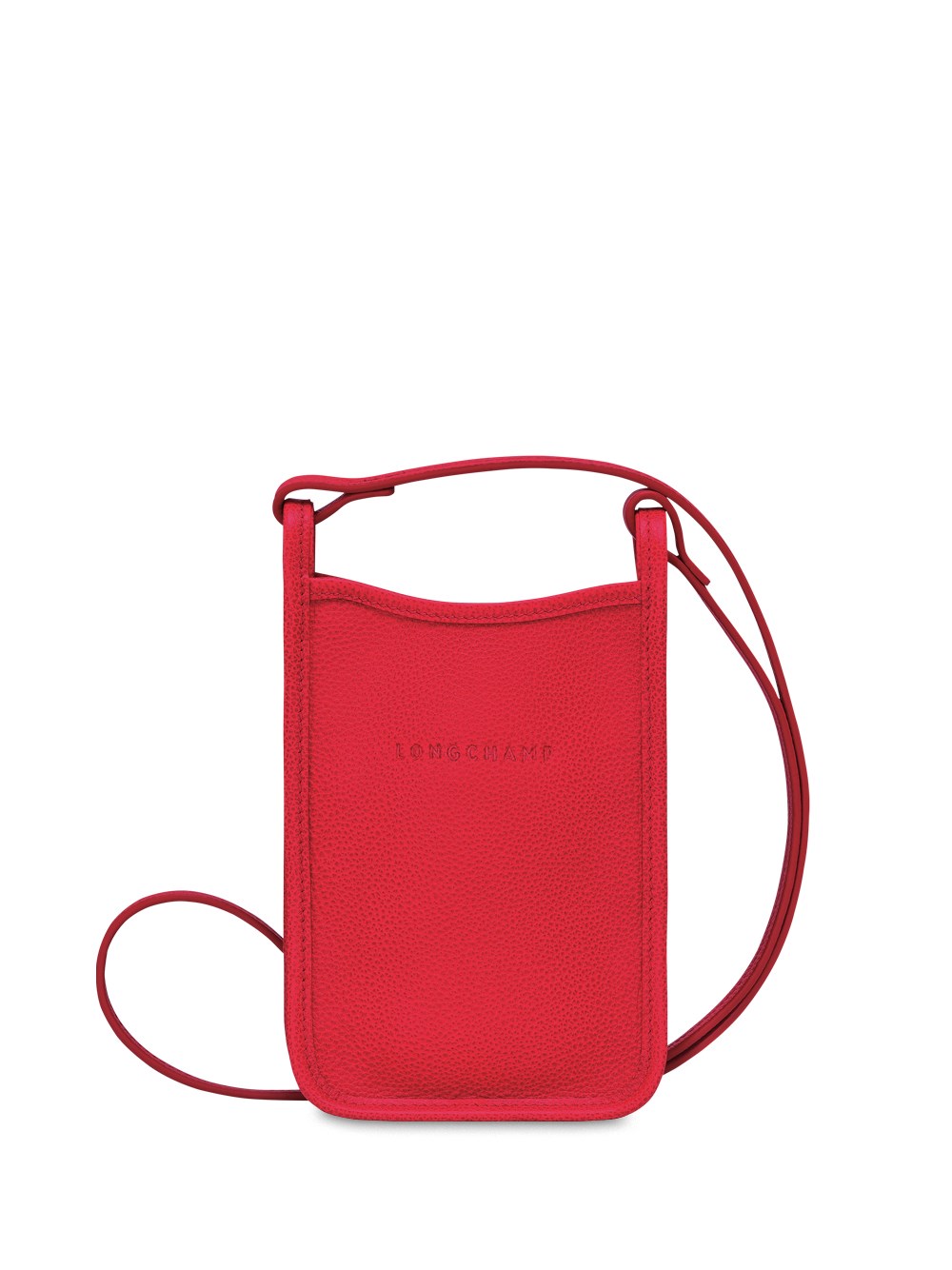 Shop Longchamp `le Foulonné` Phone Case In Red