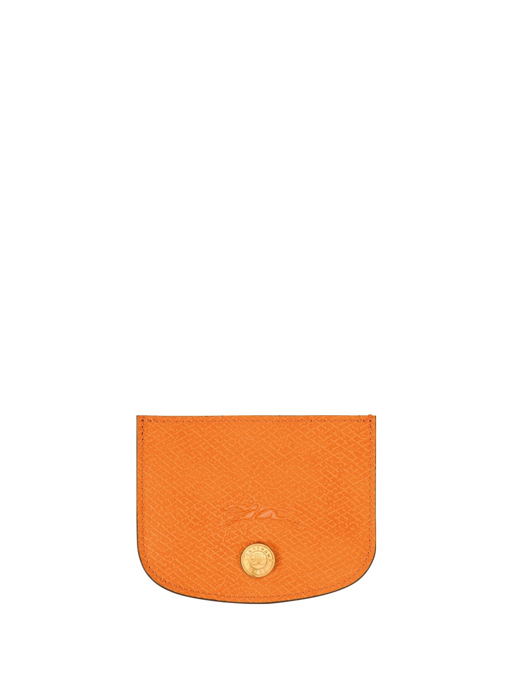 Shop Longchamp `epure` Card Holder In Yellow