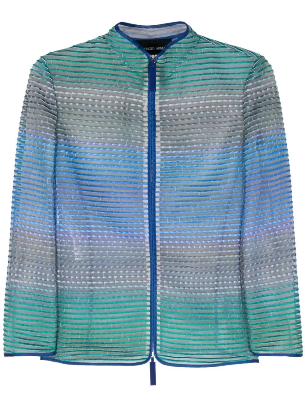 Shop Giorgio Armani Blazer In Multi