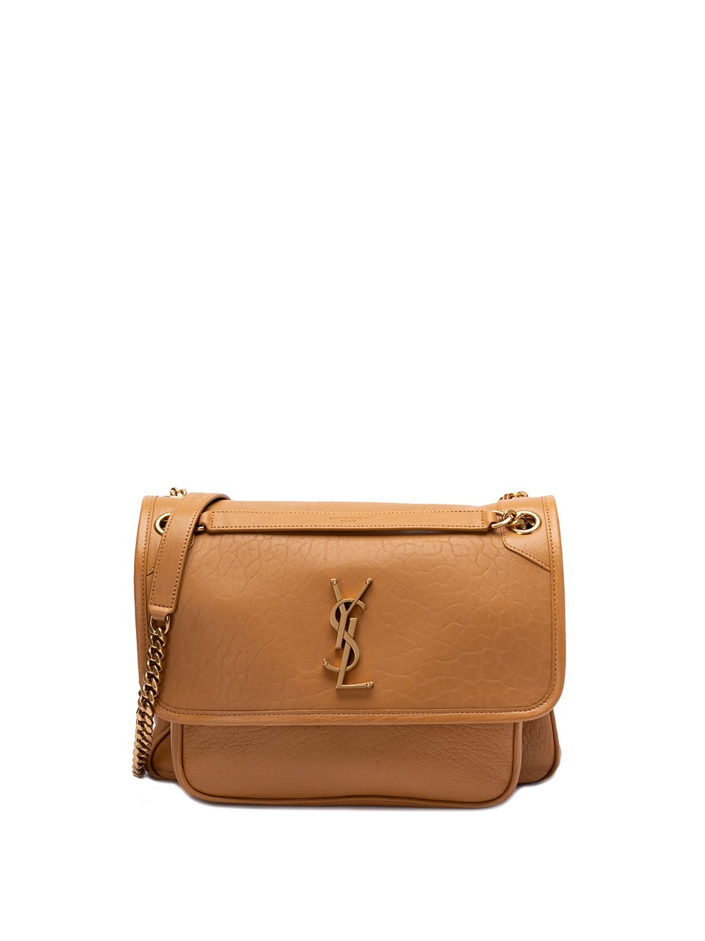 Shop Saint Laurent Medium `niki` Shoulder Bag In Yellow