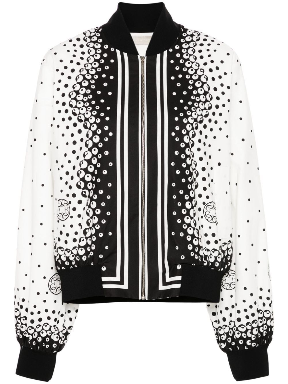 Elie Saab Printed Jacket In White