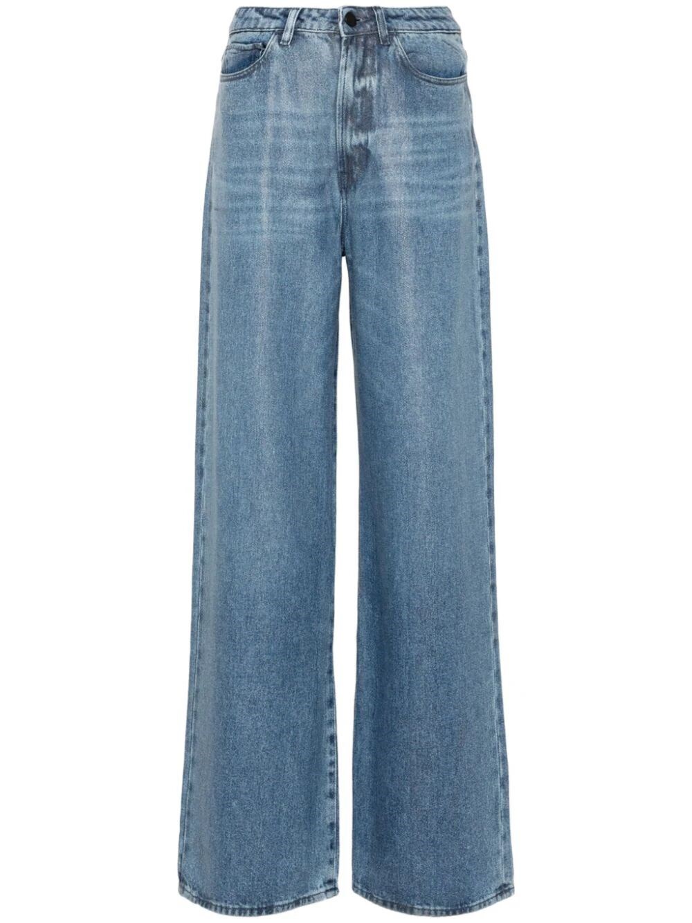 Shop 3x1 `flip Darted` Jeans In Blue