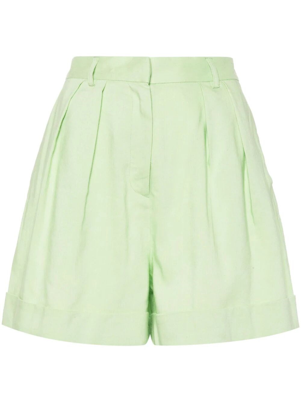 Shop The Andamane `rina` High-waisted Shorts In Green