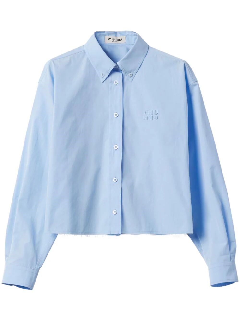Shop Miu Miu Shirt In Blue