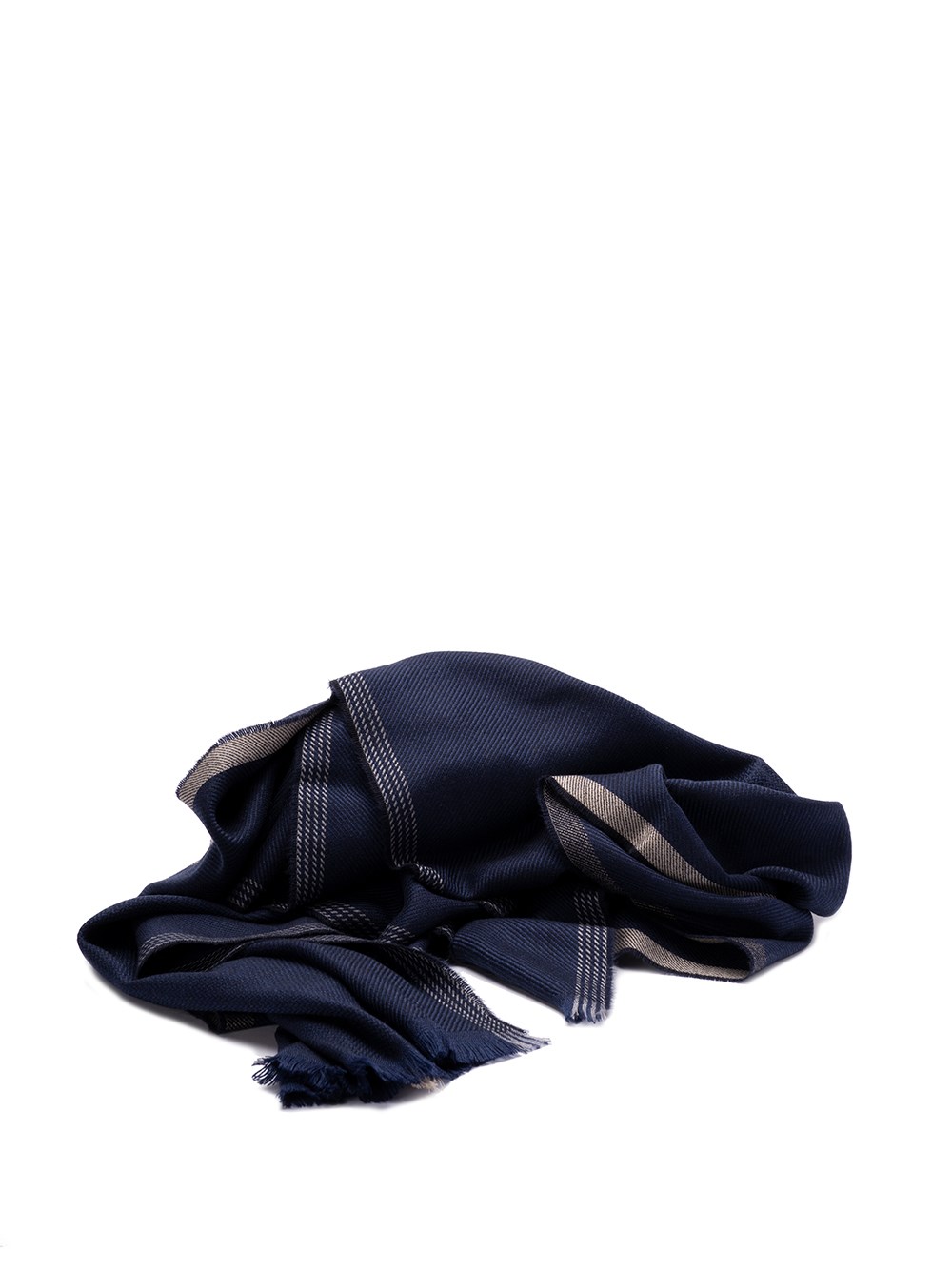 Shop Brunello Cucinelli Scarf In Blue