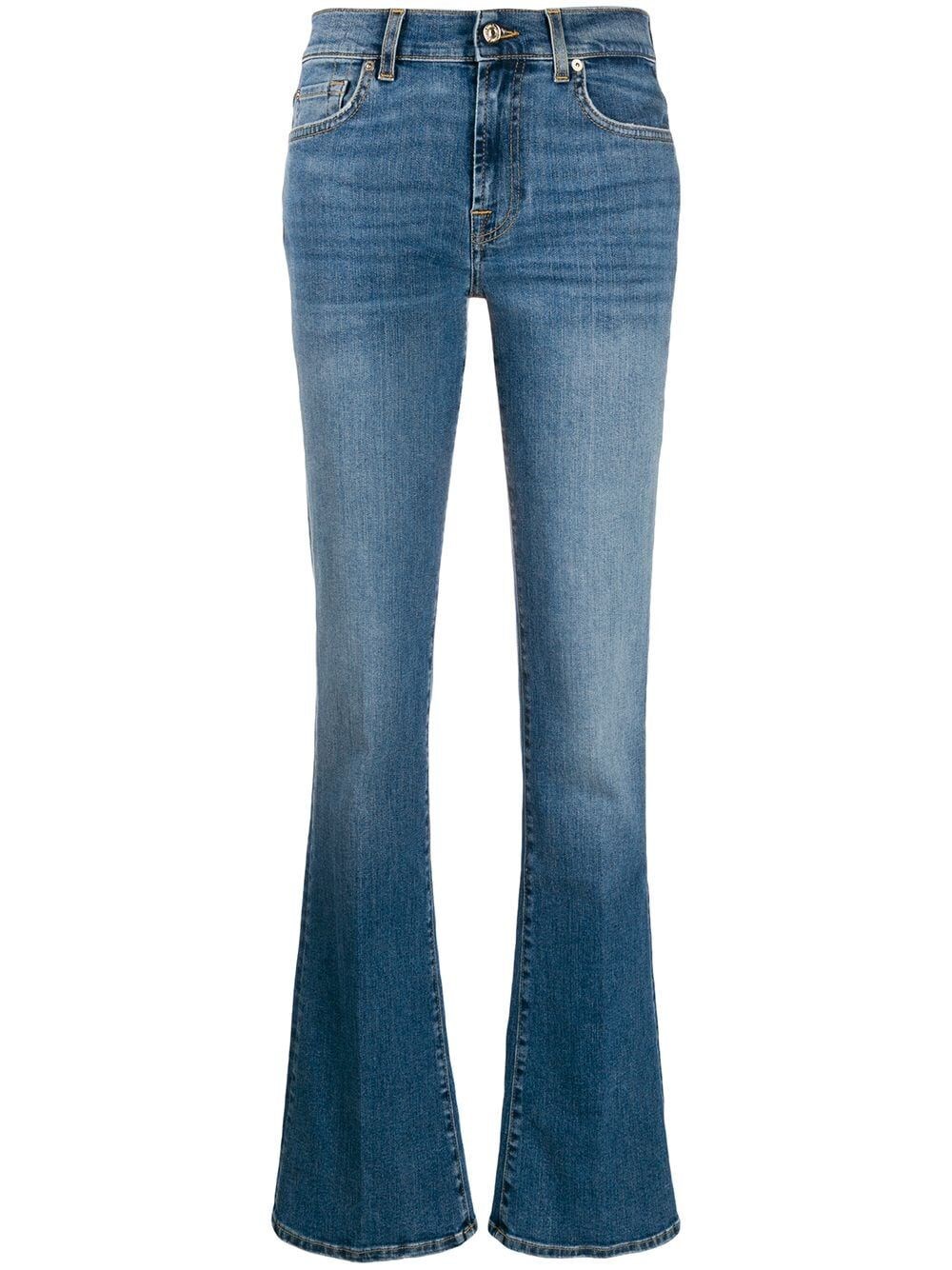 Shop 7 For All Mankind `bootcut Soho` Jeans In Blue