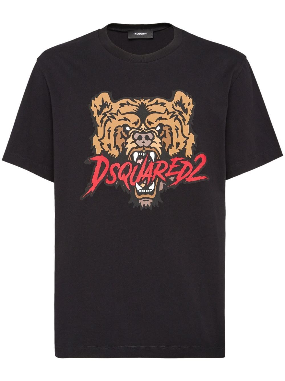 Shop Dsquared2 Regular Fit T-shirt In Black  