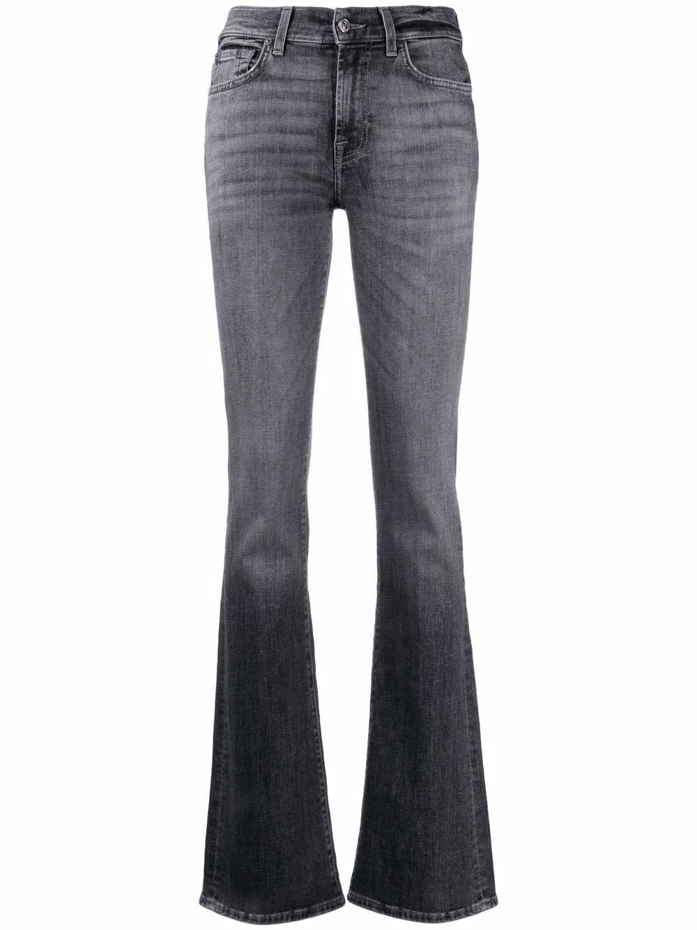 Shop 7 For All Mankind `bootcut Soho` Jeans In Gray