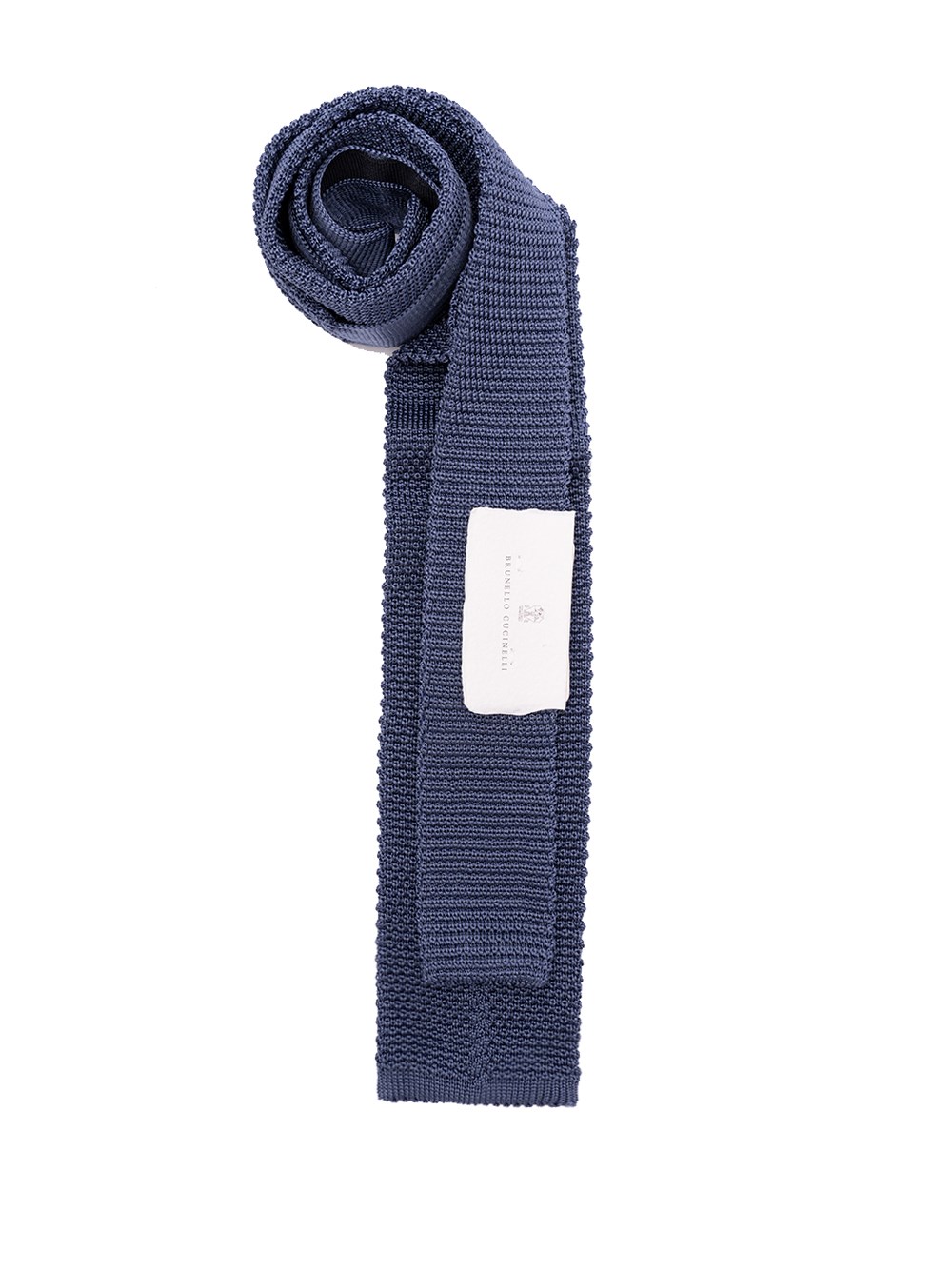 Shop Brunello Cucinelli Knit Tie In Blue