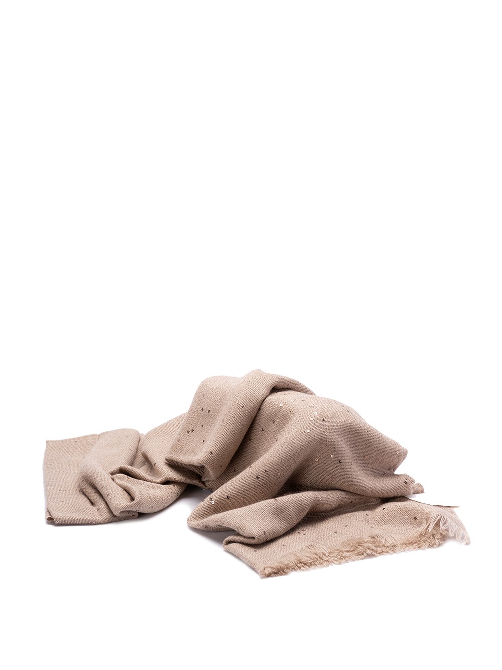 Shop Brunello Cucinelli Scarf In Beige