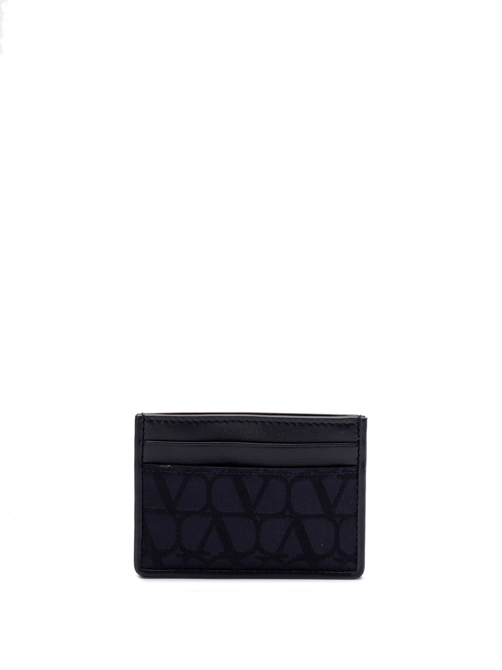 Shop Valentino `toile Iconographe` Card Holder In Blue