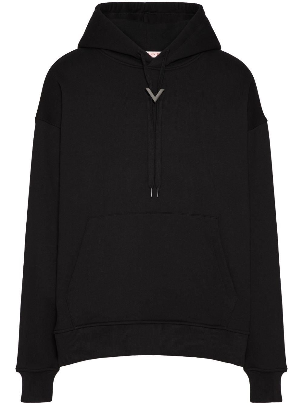 Shop Valentino `v Detail` Sweatshirt In Black  