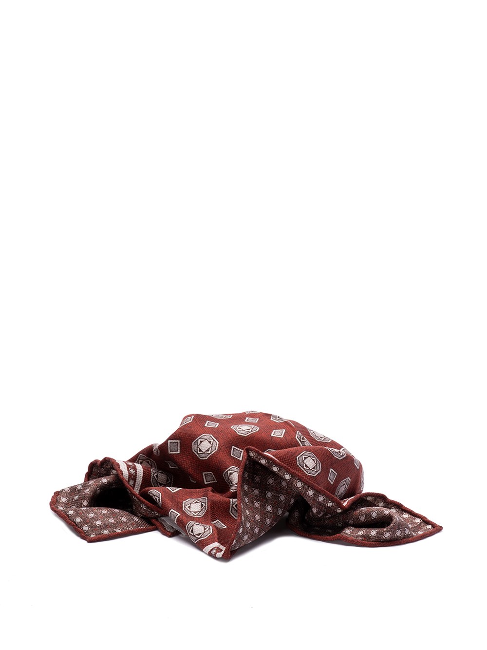 Brunello Cucinelli Pocket Square In Red