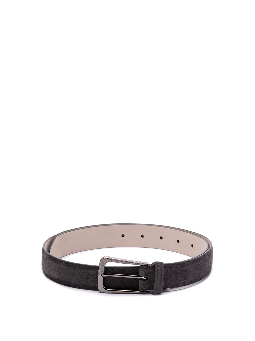 Shop Brunello Cucinelli Belt In Gray