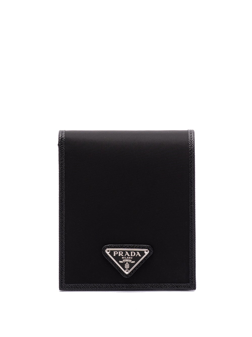 Shop Prada Re-nylon Wallet In Black  