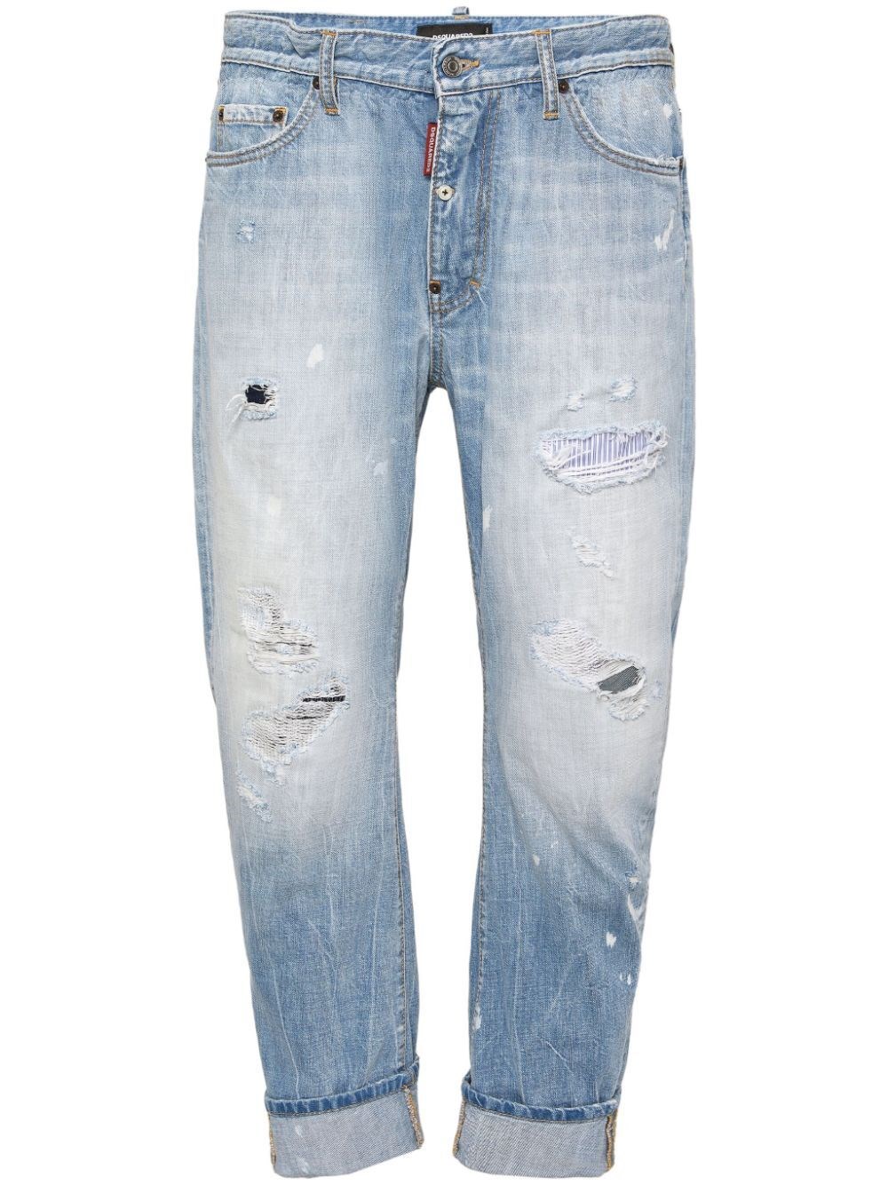 Shop Dsquared2 `big Brother` Jeans In Blue