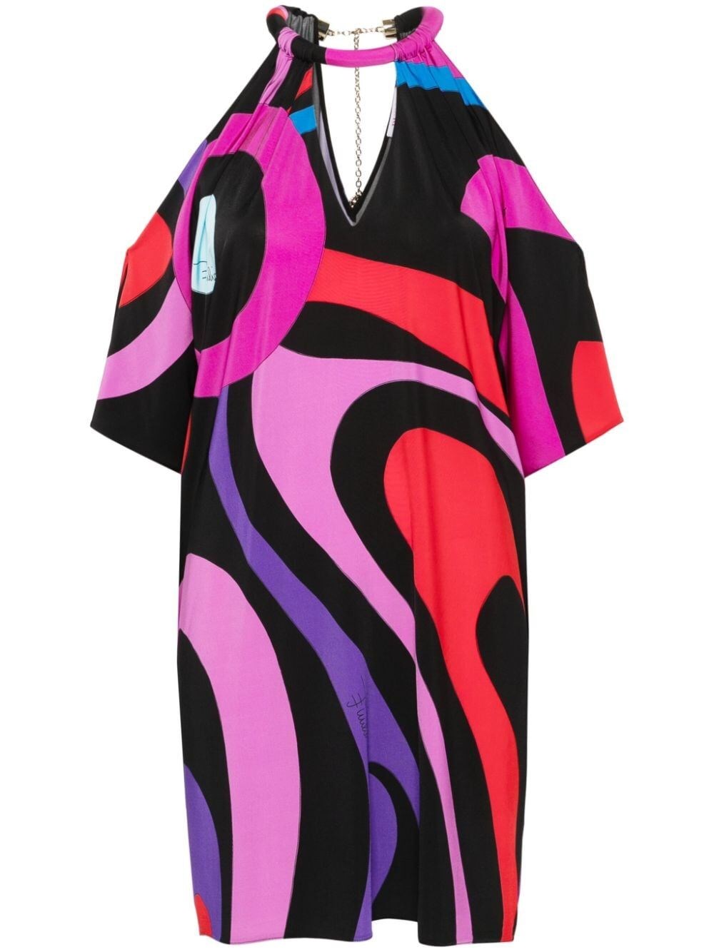 Shop Pucci Kaftan In Multi