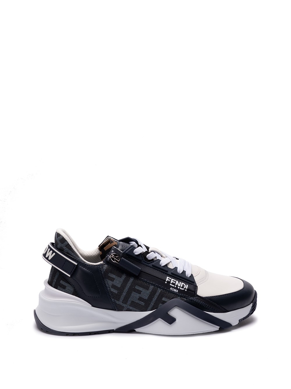 Shop Fendi Flow` Low-top Sneakers In White