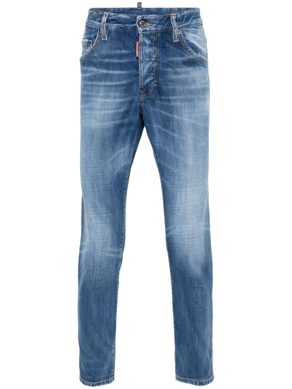 Shop Dsquared2 `skater` Jeans In Blue