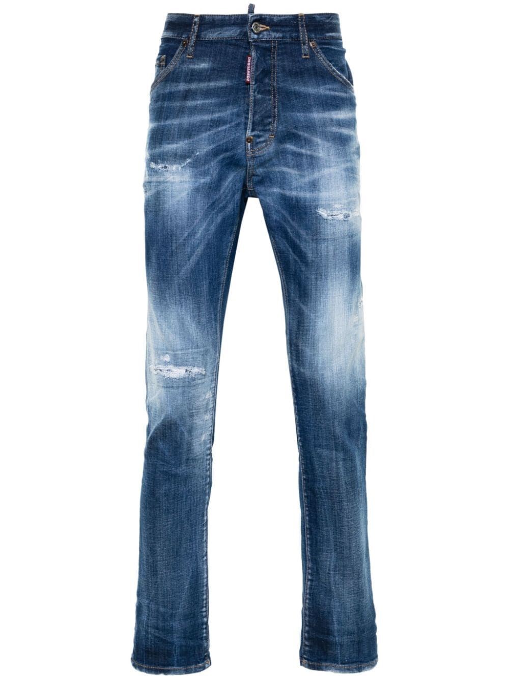 Shop Dsquared2 5-pocket Jeans In Blue