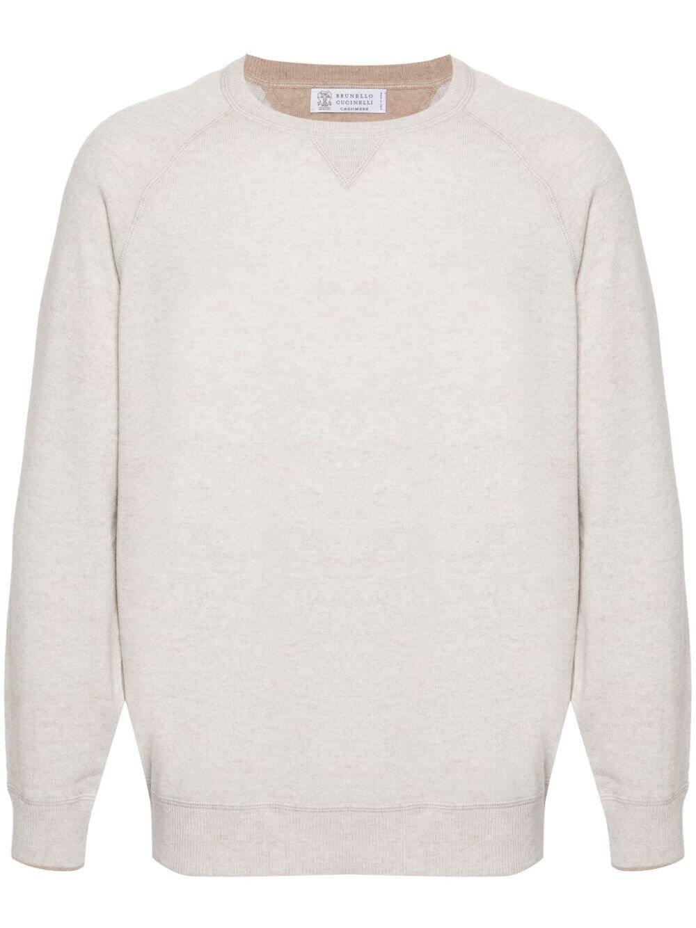 Shop Brunello Cucinelli Sweater In Gray