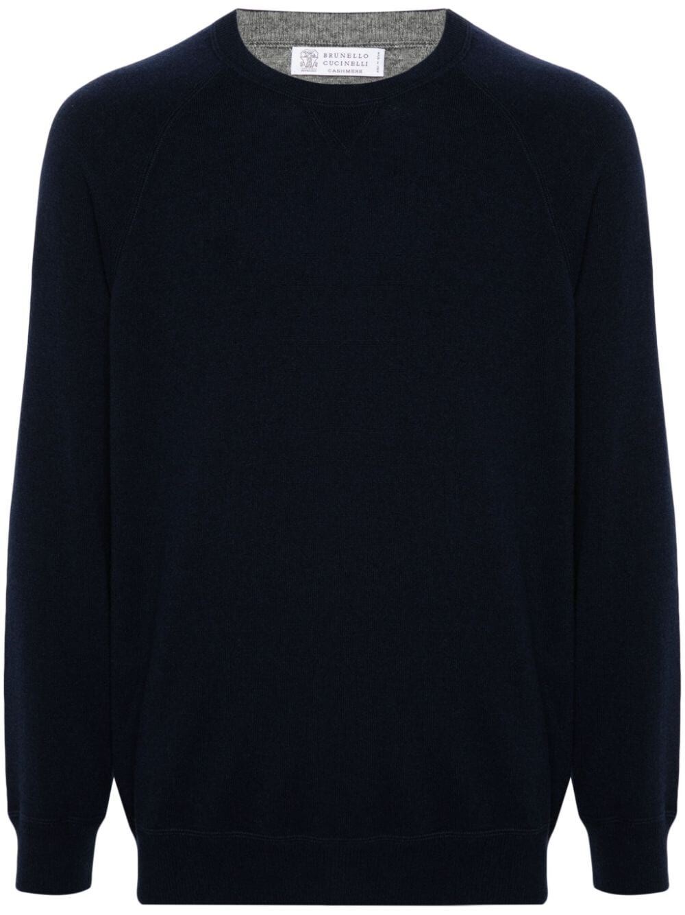 Shop Brunello Cucinelli Sweater In Blue