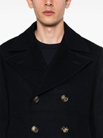【BRUNELLO CUCINELLI 】double cloth caban coat Brunello Cucinelli Double Cloth Caban Coat - Blue