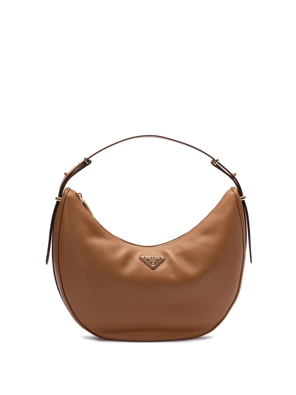 Shop Prada Arquè` Large Shoulder Bag In Brown